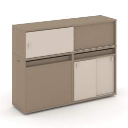 Набор 22 Тумба двойная с надставкой ES.NB.2N-22